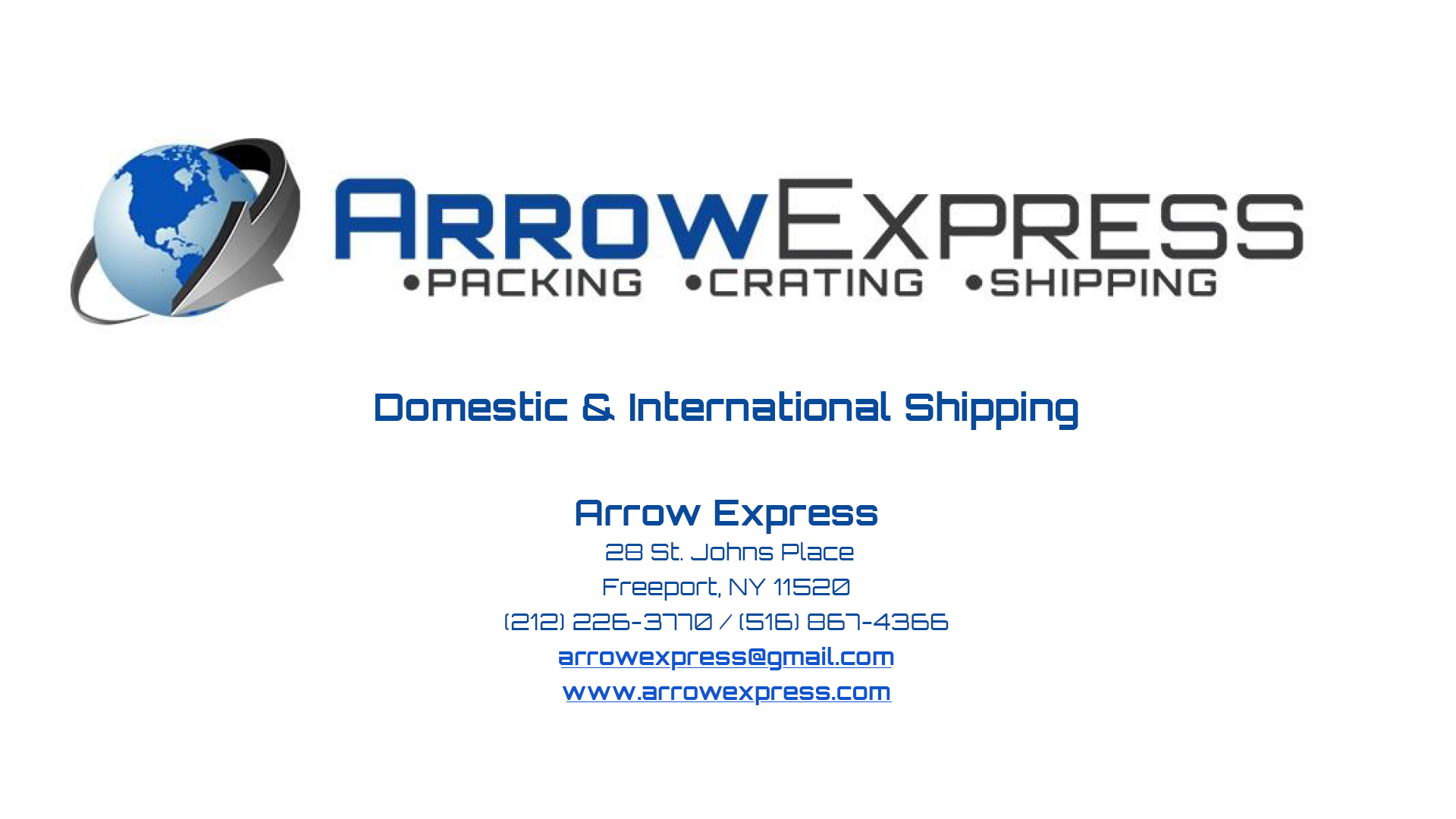 Arrow Express  International Art Shipping, Packing, and Crating